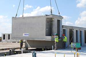 Prefab cellen voor penitentiaire inrichting Zaanstad